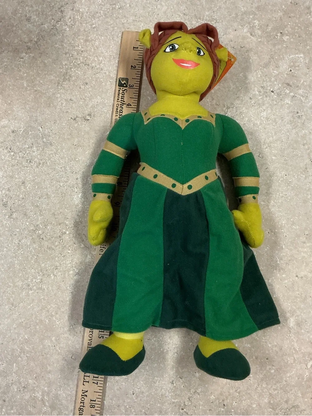 Shrek Vintage 2004 Princess Fiona Plush Doll By Nanco 16”
